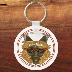 Cat nurse  key ring