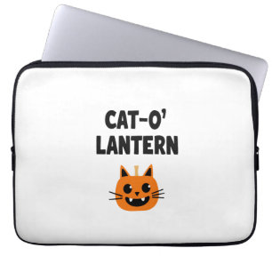 Cat-O'-Lantern 3 Laptop Sleeve
