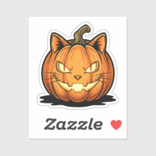 Cat O’Lantern – Glowing Cat Face Pumpkin Halloween