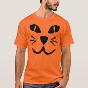 Cat-o-Lantern Pumpkin Face T-Shirt