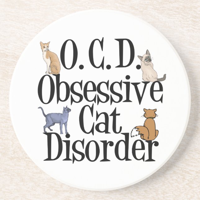 Cat Obsessed Coaster (Front)
