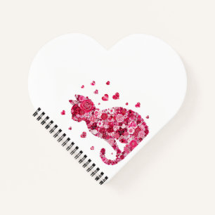 Cat of Roses Notebook