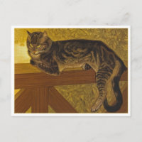 Cat on a Balustrade by Steinlen