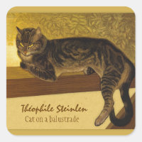 Cat on a balustrade CC0234 Théophile Steinlen