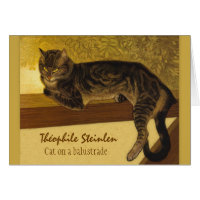 Cat on a balustrade CC0575 Théophile Steinlen