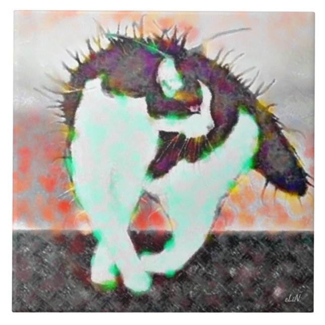 Cat On A Hot Tin Roof Tile (Front)