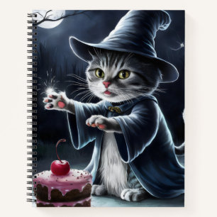 Cat on Halloween. Notebook