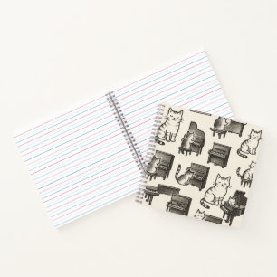 Cat on the Piano Notebook