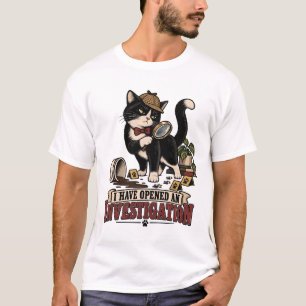 Cat Opens Household Investigation T-Shirt