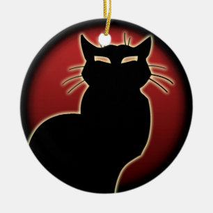 Cat Ornament Personalised Cat Decoration Gift