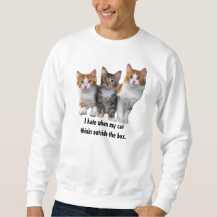 Cat Outside The Box Unisex Sweatshirt