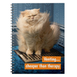 Cat Over Grate Notebook
