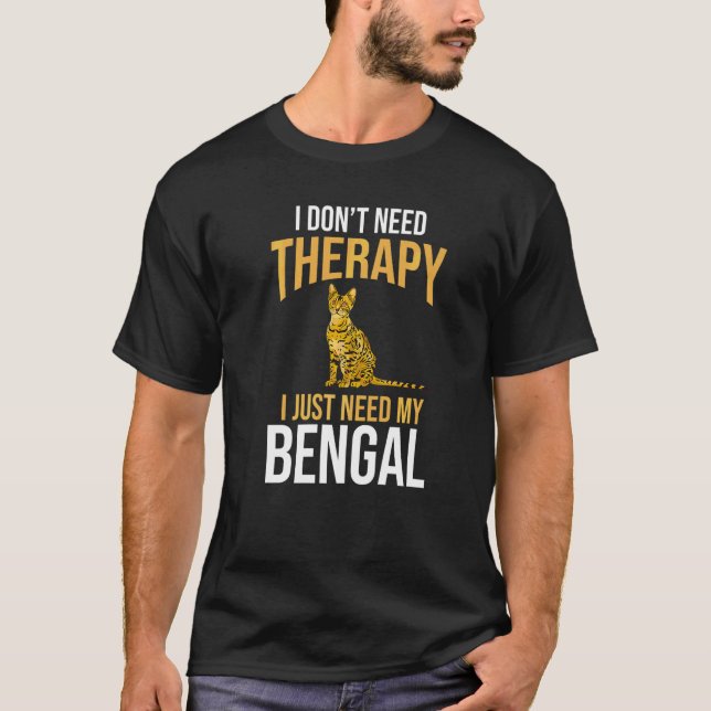 Cat Owener Bengal T-Shirt (Front)