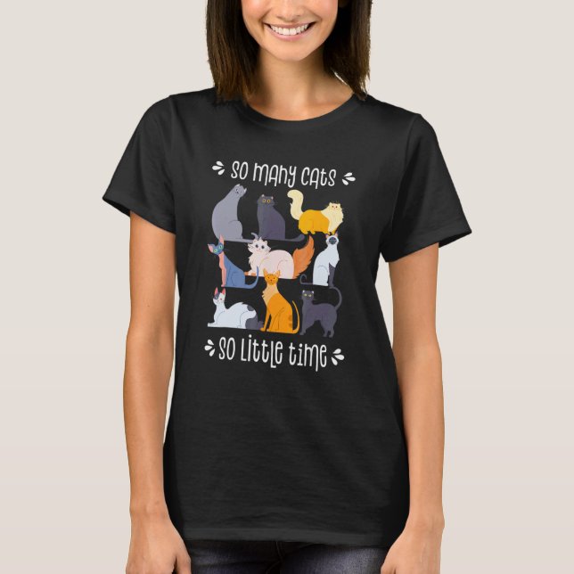 Cat Owner Cat   Cute Cat T-Shirt (Front)