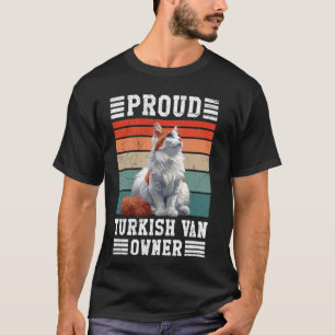 Cat Owner PROUD TURKISH VAN OWNER Cat Father T-Shirt