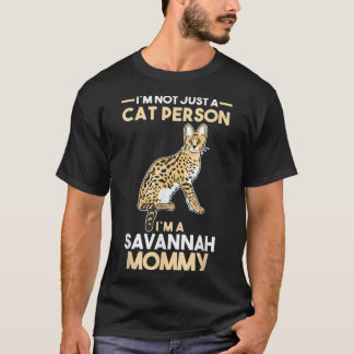 Cat Owner Savannah Mummy T-Shirt