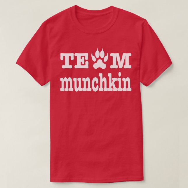 Cat Owner Team Munchkin Cat Kitty Cat Lovers s T-Shirt (Design Front)