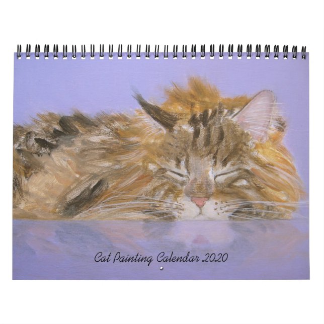 Cat Painting Calendar #2 (Cover)