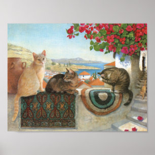 Cat Painting posters