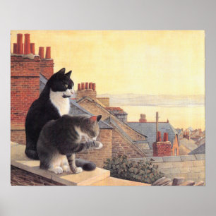 Cat Painting posters