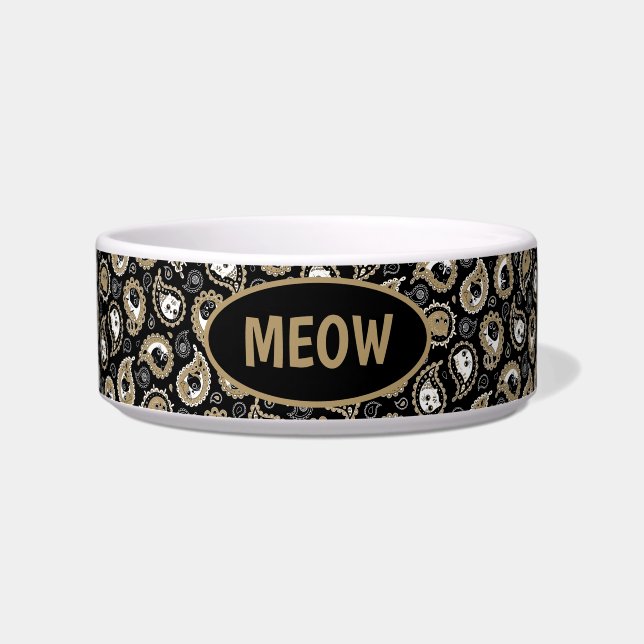 Cat Paisley Bowl (Front)