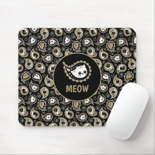 Cat Paisley Mouse Mat