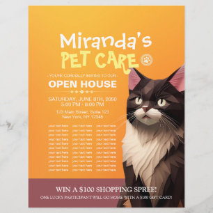 Cat Paper Carves Pet Care Animal Clinic Open House