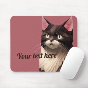 Cat Paper Cut Art Pet Care Food Shop Animal Clinic Mouse Mat