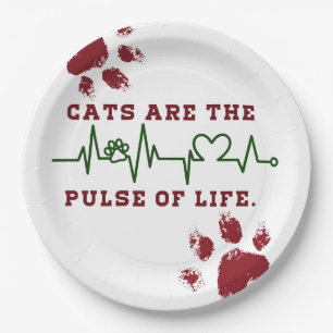 Cat Paper Plate