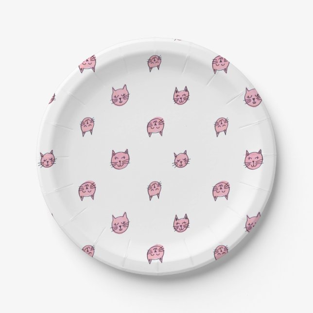 Cat Paper Plates (Front)