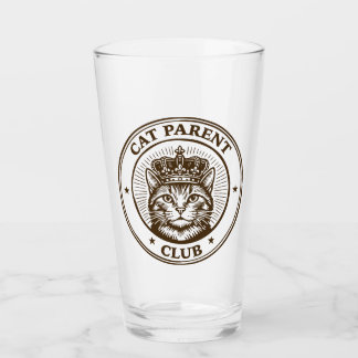 Cat Parent Club – For Humans Owned by Cats Glass