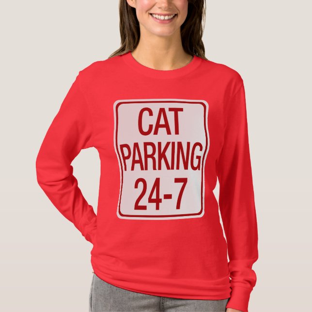 Cat Parking T-Shirt (Front)