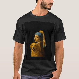 Cat Parody of Girl with a Pearl Earring T-Shirt