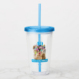 Cat Party Acrylic Tumbler