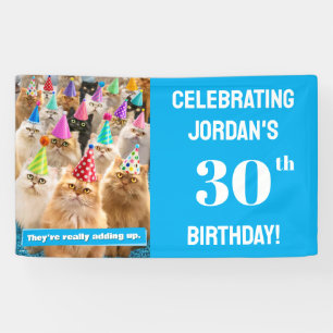 Cat Party Banner