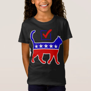 Cat Party Logo Feline Politics Great Party of Meow T-Shirt