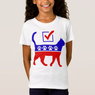 Cat Party Logo Feline Politics Great Party of Meow T-Shirt