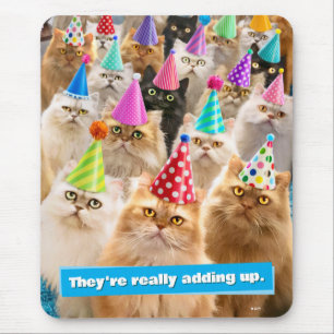 Cat Party Mouse Mat