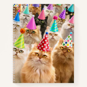 Cat Party Notebook