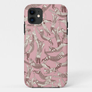 cat party pink iPhone 11 case