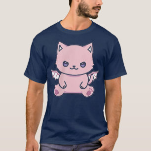 Cat Pastel Goth Cute Kawaii Aesthetic Lover Owner T-Shirt