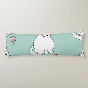 Cat pattern body cushion