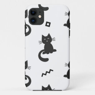 Cat pattern iPhone 11 case