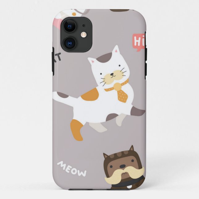 Cat pattern Case-Mate iPhone case (Back)