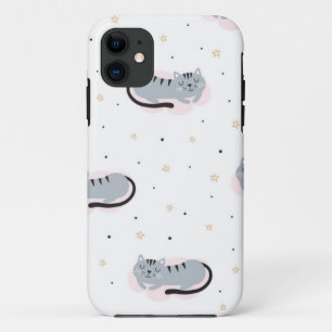 Cat pattern iPhone 11 case