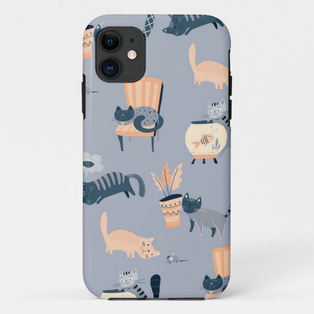 Cat pattern Case-Mate iPhone case (Back)