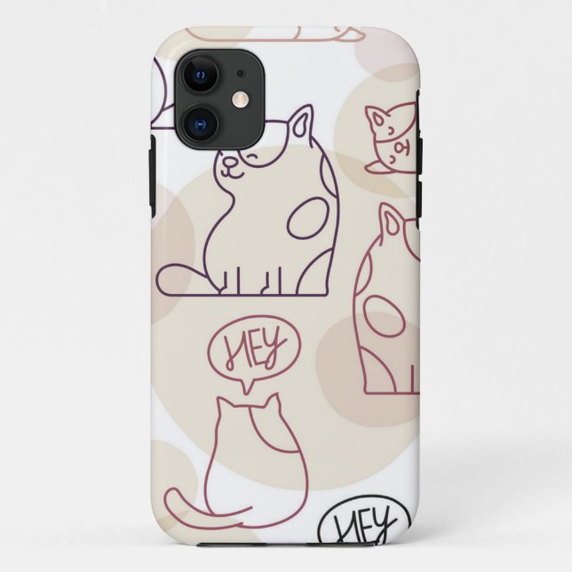 Cat pattern Case-Mate iPhone case (Back)