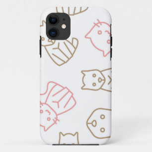 Cat pattern iPhone 11 case