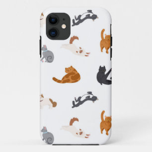 Cat pattern iPhone 11 case