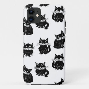 Cat pattern iPhone 11 case